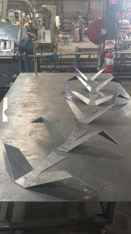 Profile Cut Birds folded
